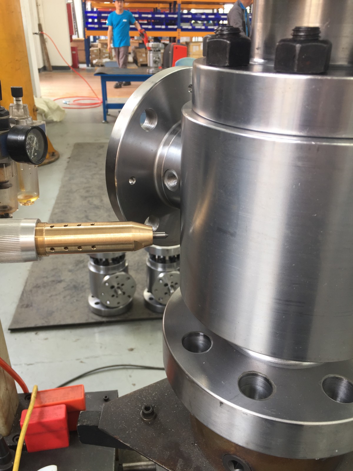 臥式法蘭氣動打標(biāo)機(jī)